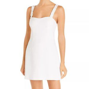 Frill Sleeveless Mini Dress